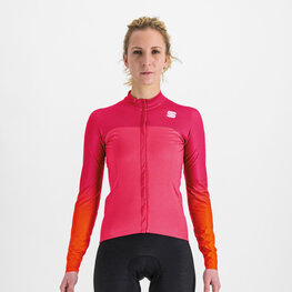 SPORTFUL Langarm Fahrradtrikot für den Winter - BODYFIT PRO THERMAL W - Rot