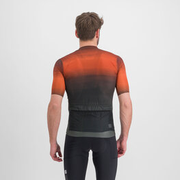 SPORTFUL Kurzarm Fahrradtrikot - FLOW SUPERGIARA - Orange/Grau