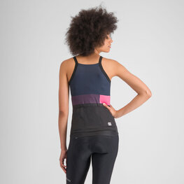 SPORTFUL Ärmelloses Fahrradtrikot - SNAP - Schwarz/Blau