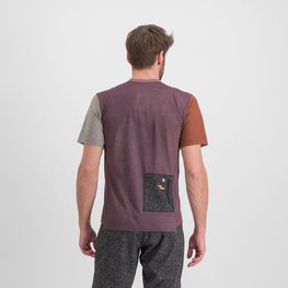 SPORTFUL Kurzarm Fahrrad-Shirt - SKY RIDER GIARA - Lila