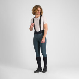 SPORTFUL Lange Fahrradhose mit Trägern - SUPERGIARA - Grün/Schwarz