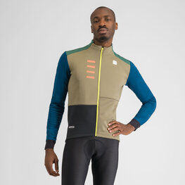SPORTFUL Fahrrad-Thermojacke - TEMPO - Grün/Blau/Grau/Schwarz