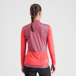 SPORTFUL Langarm Fahrradtrikot für den Winter - CHECKMATE THERMAL - Rot