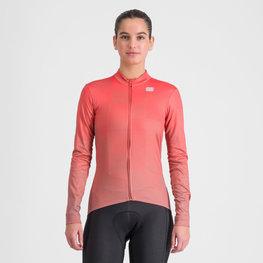 SPORTFUL Langarm Fahrradtrikot für den Winter - ROCKET THERMAL - Rosa