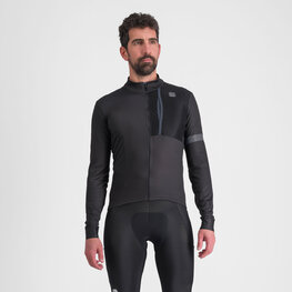 SPORTFUL Langarm Fahrradtrikot für den Winter - SUPERGIARA THERMAL - Schwarz