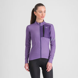 SPORTFUL Langarm Fahrradtrikot für den Winter - SUPERGIARA THERMAL - Lila