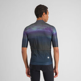 SPORTFUL Kurzarm Fahrradtrikot - FLOW SUPERGIARA - Grau/Blau