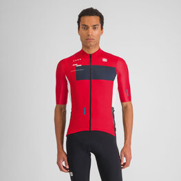 SPORTFUL Kurzarm Fahrradtrikot - BREAKOUT SUPERGIARA - Rot/Schwarz