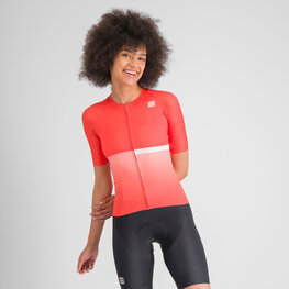 SPORTFUL Kurzarm Fahrradtrikot - BOMBER - Rot/Weiß