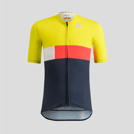 SPORTFUL Kurzarm Fahrradtrikot - SNAP KID - Gelb/mehrfarbig