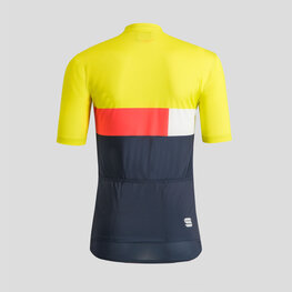 SPORTFUL Kurzarm Fahrradtrikot - SNAP KID - Gelb/mehrfarbig
