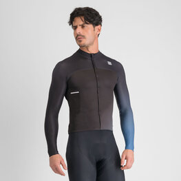 SPORTFUL Langarm Fahrradtrikot für den Winter - BODYFIT PRO THERMAL - Schwarz
