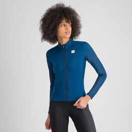 SPORTFUL Langarm Fahrradtrikot für den Winter - SRK THERMAL - Blau