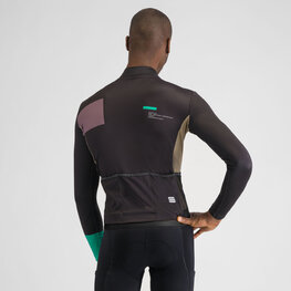 SPORTFUL Langarm Fahrradtrikot für den Winter - BREAKOUT SUPERGIARA THERMAL - Schwarz/Grün