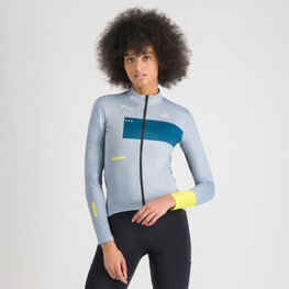 SPORTFUL Langarm Fahrradtrikot für den Winter - BREAKOUT SUPERGIARA THERMAL W - Grau/Blau