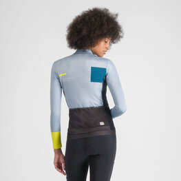 SPORTFUL Langarm Fahrradtrikot für den Winter - BREAKOUT SUPERGIARA THERMAL W - Grau/Blau
