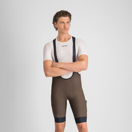 SPORTFUL Kurze Fahrradhose mit Trägern - GIARA 2 - Braun