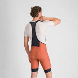 SPORTFUL Kurze Fahrradhose mit Trägern - GIARA 2 - Orange