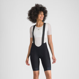 SPORTFUL Kurze Fahrradhose mit Trägern - SUPERGIARA 2 W - Schwarz