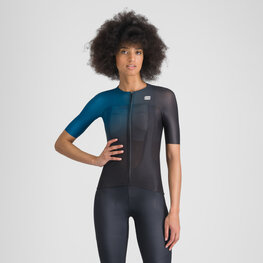 SPORTFUL Kurzarm Fahrradtrikot - LIGHT W - Blau/Schwarz