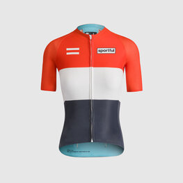 SPORTFUL Kurzarm Fahrradtrikot - SUPERNOVA HERITAGE W - Blau/Weiß/Rot