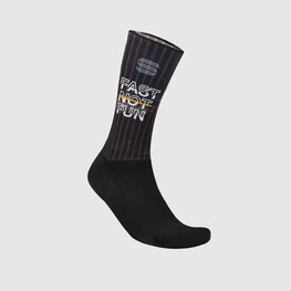 SPORTFUL Klassische Fahrradsocken - FAST NOT FUN - Schwarz