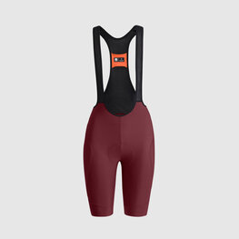 SPORTFUL Kurze Fahrradhose mit Trägern - COLORFUL PULSE W - Rot