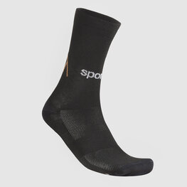 SPORTFUL Klassische Fahrradsocken - RIDE DOLOMITES - Schwarz/Gelb