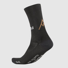 SPORTFUL Klassische Fahrradsocken - RIDE DOLOMITES - Schwarz/Gelb
