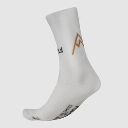 SPORTFUL Klassische Fahrradsocken - RIDE DOLOMITES - Weiß/Gelb