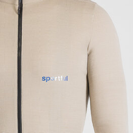 SPORTFUL Langarm Fahrradtrikot für den Winter - SUPERGIARA WOOL - Beige