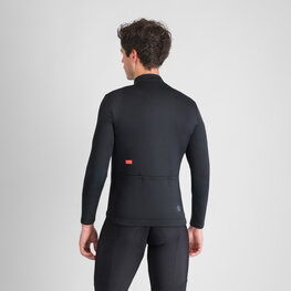 SPORTFUL Langarm Fahrradtrikot für den Winter - CLASSIC THERMAL - Schwarz