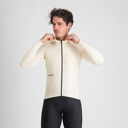 SPORTFUL Langarm Fahrradtrikot für den Winter - CLASSIC THERMAL - Elfenbein