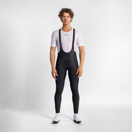 SPORTFUL Lange Fahrradhose mit Trägern - PULSE - Schwarz