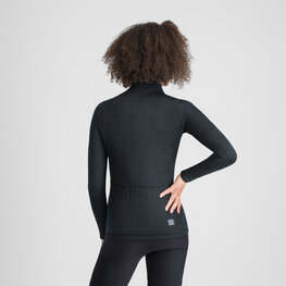 SPORTFUL Langarm Fahrradtrikot für den Winter - SUPERGIARA WOOL - Schwarz
