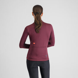 SPORTFUL Langarm Fahrradtrikot für den Winter - CLASSIC THERMAL W - bordeaux
