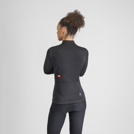 SPORTFUL Langarm Fahrradtrikot für den Winter - CLASSIC THERMAL - Schwarz