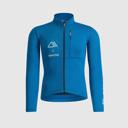 SPORTFUL Langarm Fahrradtrikot für den Winter - POWER - Blau