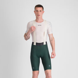 SPORTFUL Kurze Fahrradhose mit Trägern - LTD 2 - Grün