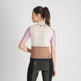 SPORTFUL Kurzarm Fahrradtrikot - SUPERGIARA LOGO 2 - Beige