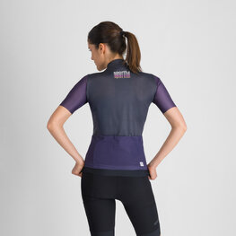 SPORTFUL Kurzarm Fahrradtrikot - SUPERGIARA LOGO 2 - Blau/Lila