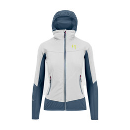 KARPOS Winddichte Fahrradjacke - LAVAREDO W - Weiß/Blau