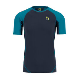 KARPOS Kurzarm Fahrrad-Shirt - LAVAREDO - Schwarz/Blau