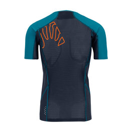 KARPOS Kurzarm Fahrrad-Shirt - LAVAREDO - Schwarz/Blau