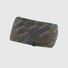 KARPOS Fahrradstirnband - COPPOLO MERINO - Grau/Gelb/Weiß