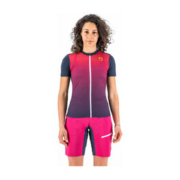 KARPOS Kurzarm Fahrradtrikot - VERVE EVO - Rosa/Grau