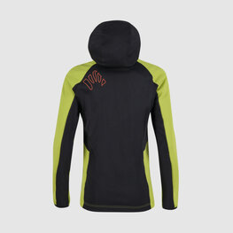 KARPOS Winddichte Fahrradjacke - LAVAREDO WINTER KIDS - Grün/Schwarz