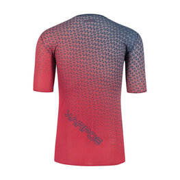 KARPOS Kurzarm Fahrrad-Shirt - LAVAREDO ULTRA - Rot/Blau
