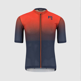 KARPOS Kurzarm Fahrradtrikot - VAL VIOLA - Rot/Blau