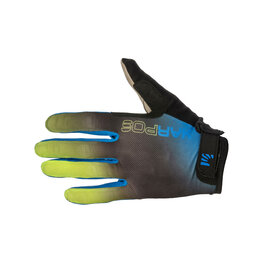 KARPOS Langfinger-Fahrradhandschuhe - FEDERIA - Blau/Grün/Gelb